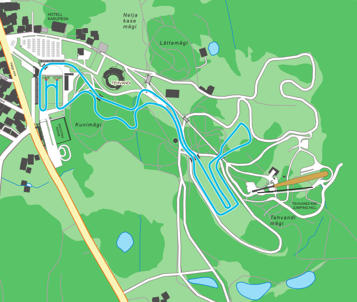 3.3 km course