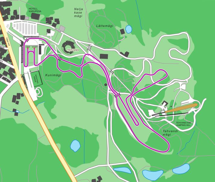 4 km course