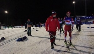 COOP FIS Cross-Country Otepää Service teams sprint race