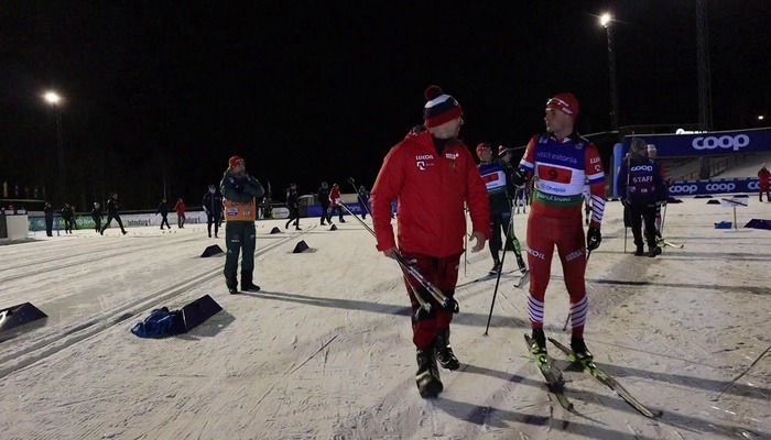 COOP FIS Cross-Country Otepää Service teams sprint race